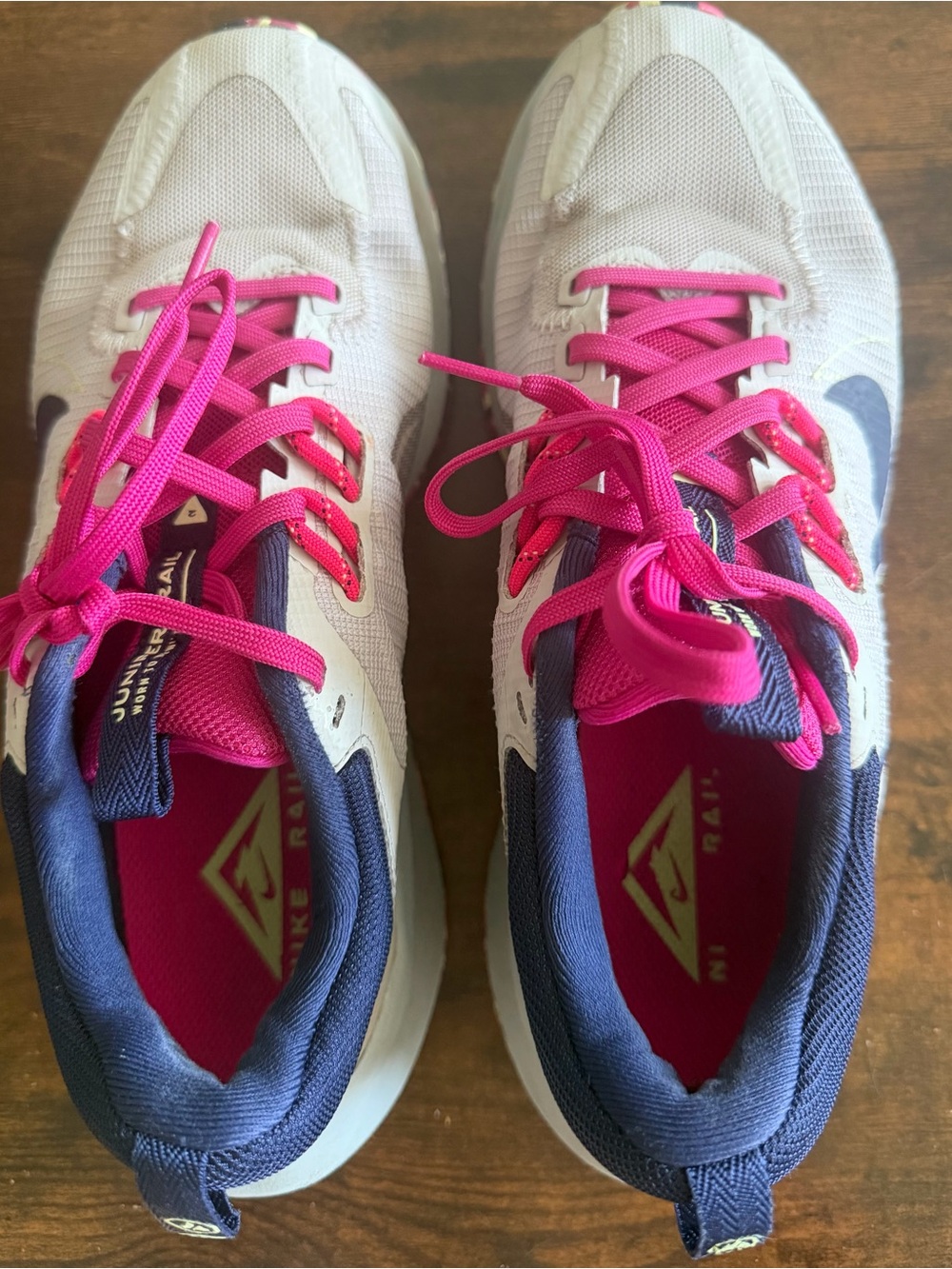 Nike Juniper Trail 2 Women’s Trail Running Hiking Shoes Pink Navy Size 8 - Picture 3 of 7